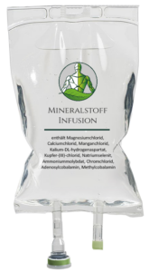 Mineralstoff Infusion